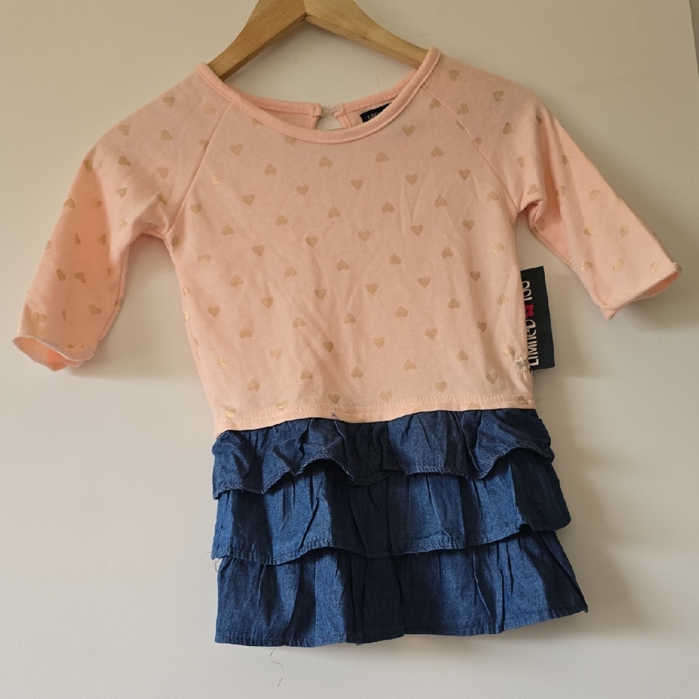 Limited Too Pink and Blue Kids Dress Size 5